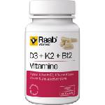 Raab Vitalfood Витамин D3 + K2 + B12 460 mg - 60 капсули
