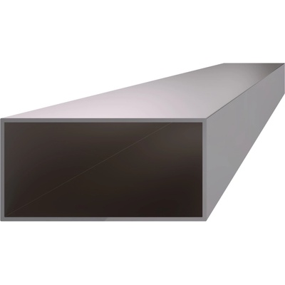 Profil 100 x 50 x 2 x 3000 mm, broušená nerez AISI 304