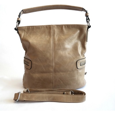 Romina & Co Středně velká kabelka na rameno i crossbody D176 hnědá