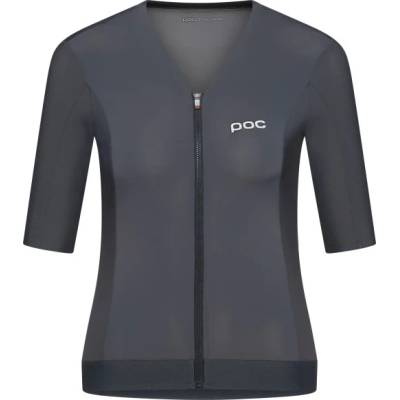 POC Дамска фланелка с къс ръкав за колоездене POC Women's Raceday S/S Jersey Cycling jersey - Sylvanite Grey (156-3068-0214)
