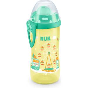 Nuk Чаша със сламка Nuk - Flexi Cup, 12м+, 300 ml, жълта (10751083-Жълт)