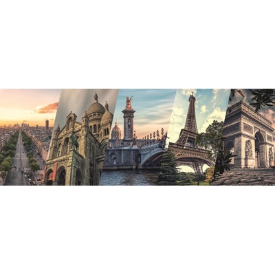Dino Paríž koláž panoráma 2000 dielov