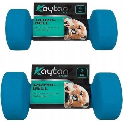 Kaytan neoprénové činky Dumbbell sada 2 x 3 kg