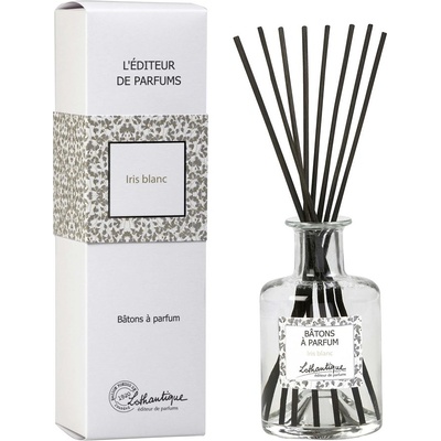 Lothantique Vonný difuzér s černými dřívky White iris 200 ml