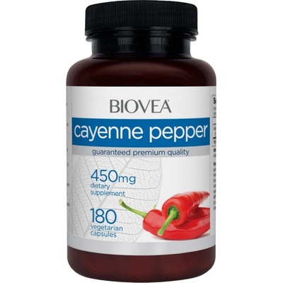 BIOVEA Cayenne Pepper 450 mg [180 капсули]