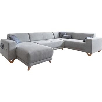 Miuform Светлосив разтегателен/с място за съхранение ъглов диван (десен ъгъл/U форма) Classy Sophie - Miuform (B538LIN16)