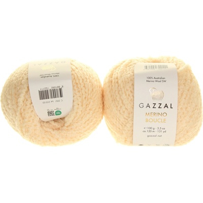 Gazzal Merino Boucle 3761 smetanová