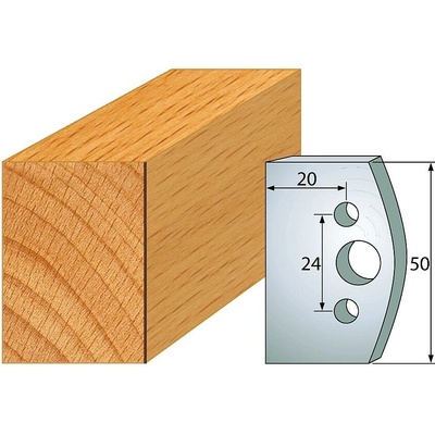 IGM Professional IGM Profil 500 - pár nožov 50x4mm SP F026-500
