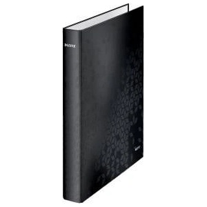Leitz Ring binder WOW Leitz A4 4DR/25mm, black 42420095