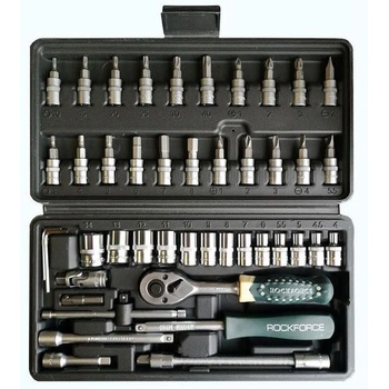 Rockforce Гедоре 46 части, 1/4", 4-14 мм, rockforce 2462-5 (uni-07029)