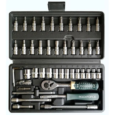 Rockforce Гедоре 46 части, 1/4", 4-14 мм, rockforce 2462-5 (uni-07029)