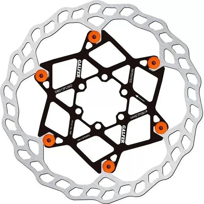 Galfer brzdový kotouč WAVE floating 180x2,0mm (oranžový) - 6 děr