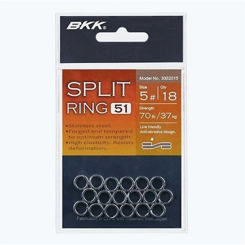 BKK Split Ring-51 veľ.3 22,6 kg 18 ks