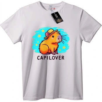 NOONEBRAND Тениска Capybara Lover - 6XL, White