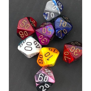 Kocka hracia Gemini D10, percent.