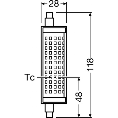 Osram LED žiarovka R7s 19W 2 700K stmievateľná 4058075432574