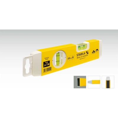STABILA 02190 25cm , 2x libela, TORPEDO , Typ 70 TM