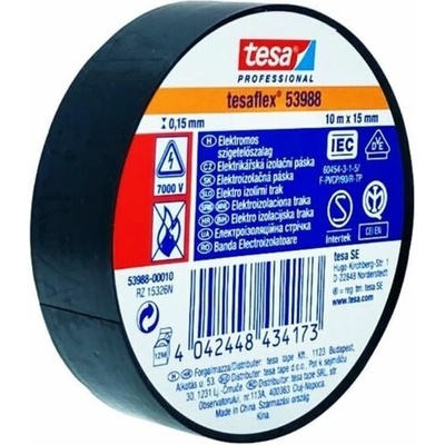 Tesa Izolačná PVC páska 15 mm x 10 m čierna