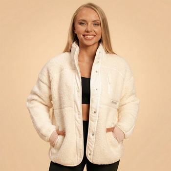 GymBeam BeastPink Дамско яке Bliss Ivory XS