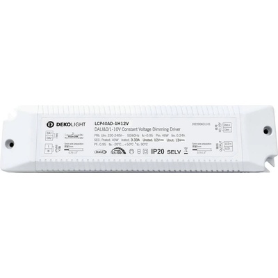 Deko Light BASIC, DIM, CV, LCP napájecí zdroj pro LED konstantní napětí 0 mA - 3.40 A 12 V/DC stmívatelný 1 ks