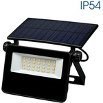 VIVALUX Соларен LED прожектор с микровълнов сензор EDAN SOLAR LED ∙ MW ∙ 2000lm ∙ 4000K ∙ IP54 | Соларно външно осветление Vivalux (VIV004850)
