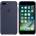 Apple Оригинален Силиконов Калъф за Apple iPhone 8/7 Plus, Silicone Case Mmqu2 Midnight, Син (Mmqu2zm/a)