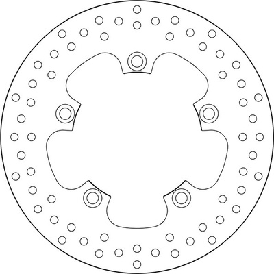 Zadný brzdový kotúč Brembo SUZUKI 650 BURGMAN ABS 2013 -