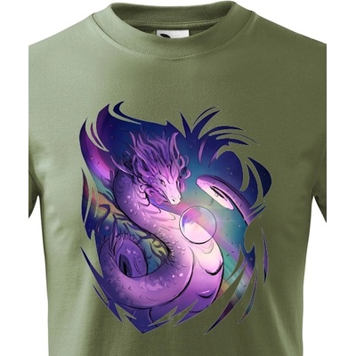 dětské tričko Magický drak Military 69