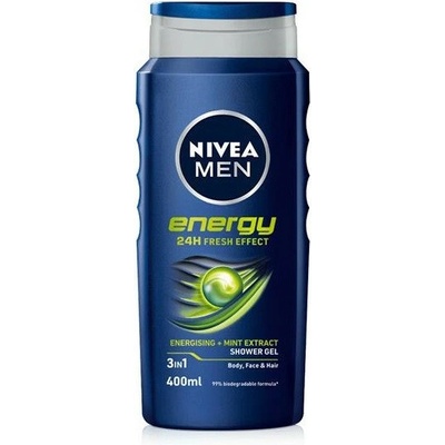 Nivea Men Sprchový gél 3in1 Energy 400 ml