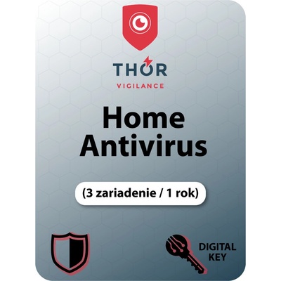 THOR Vigilance Home - Antivirus 3 lic. 12 mes.