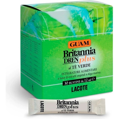 GUAM Britannia dima dren so zeleným čajom 30 vrecúšok