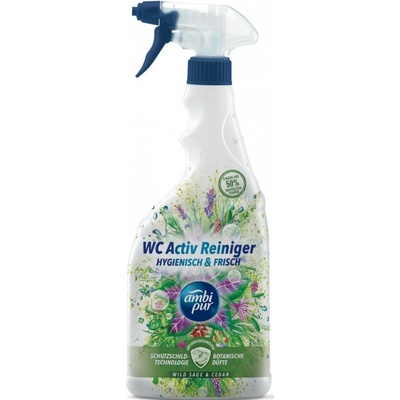 Ambi Pur WC Activ čistič sprej Wild Sage & Cedar 750 ml