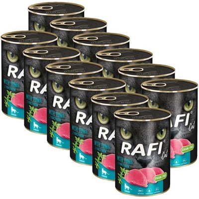 Rafi Cat Sterilised Paté with Tuna 12 x 400 g