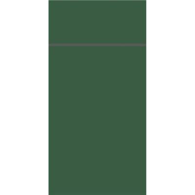 Duniletto Puzdro na príbory tmavo zelené 40 x 33 cm 65 ks 100032445