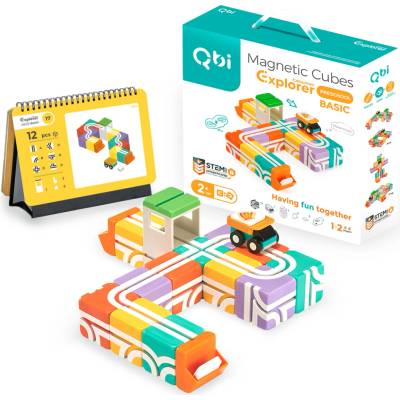 QBI Preschool Explorer Pack magnetická stavebnica 22ks