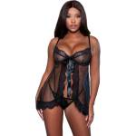 BeWicked Черна богиня Babydoll, S