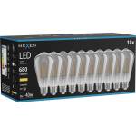 Mexen Vintis 10x LED Филамент Крушка E27, ST64, 8W, Топла - 2700K, 680 lm, димно - L152-E27-0827-70x10 (L152-E27-0827-70x10)