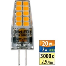 McLED LED G4, 12V, 2W, 3000K, 220lm