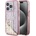 GUESS Кейс Guess Liquid Glitter Gold Stripes за iPhone 15 Pro, розов (GUE003529-0)