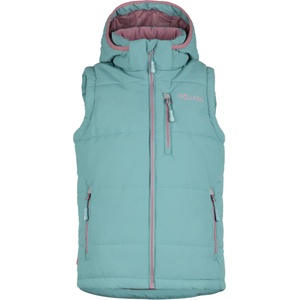 TROLLKIDS Детски синтетичен елек Trollkids Kid's Narvik Vest XT Synthetic vest - Glacier Green / Orchid - размер 152 (EU) (703-3028-0118)