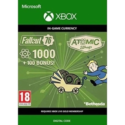 Fallout 76: 1000 (+100 Bonus) Atoms