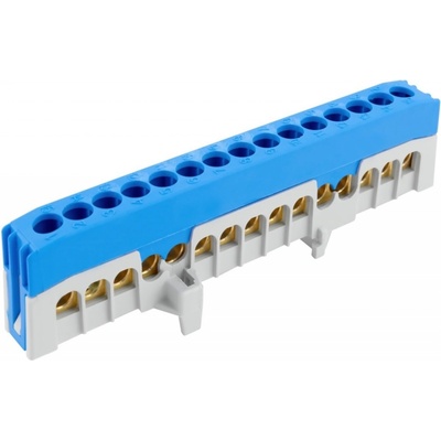 ELEMAN N 15-F2 dodatečný nulový můstek modrý 15 svorek – Hledejceny.cz