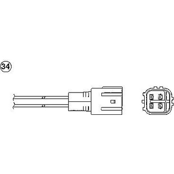Lambda sonda NGK OZA384-E40