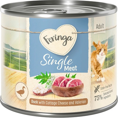 Feringa Single Meat Menu kachní se sýrem cottage a kozlíkem 6 x 200 g