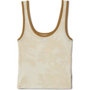 Brixton Дамски топ Brixton Women's Ringer Organic A-Tank Top - Off White / Olive Stone (916-5603-0214)