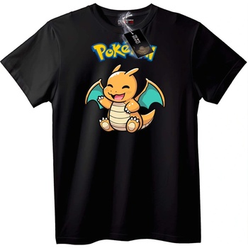 NOONEBRAND Тениска Pokémon Dragonite - XL, Black