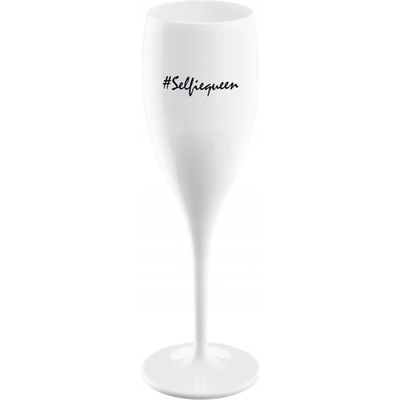 Koziol Skleničky na šampaňské Cheers bílá 100 ml