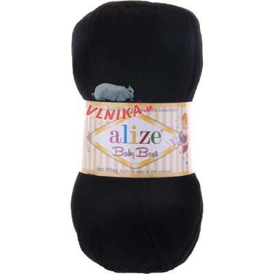 Alize Příze Baby Best Varianta: 60 černá