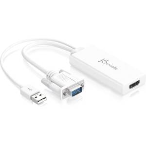 j5create j5create JDA214 0, 176 м VGA, USB A HDMI Бяла (JDA214)