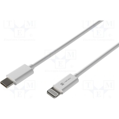 Natec NKA-2150 USB 2.0, vidlice Apple Lightning,USB C vidlice, 0,1m